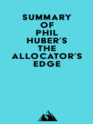 cover image of Summary of Phil Huber's the Allocator's Edge